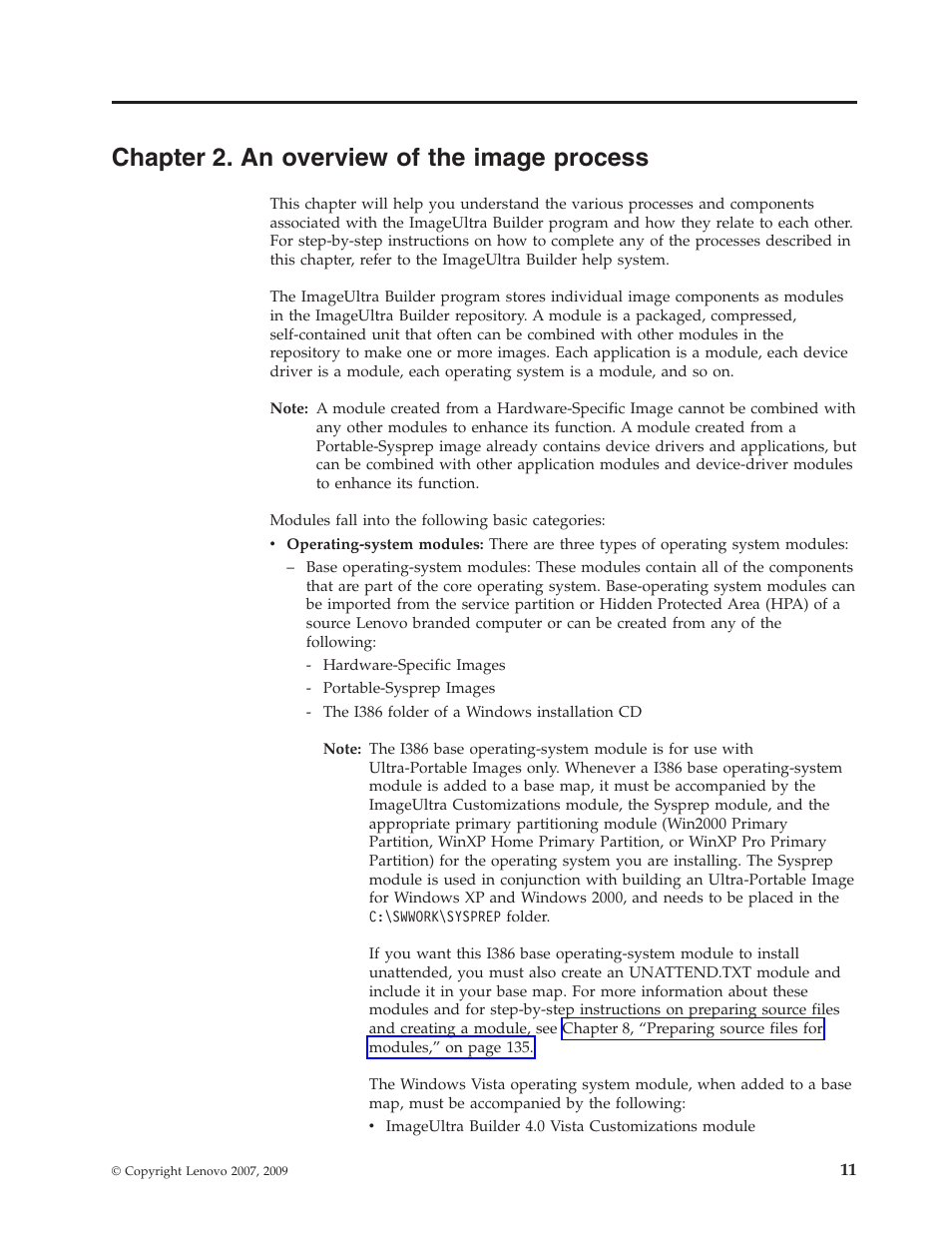 Chapter 2. an overview of the image process, Chapter, Overview | Image, Process | Lenovo ThinkPad R400 User Manual | Page 25 / 220