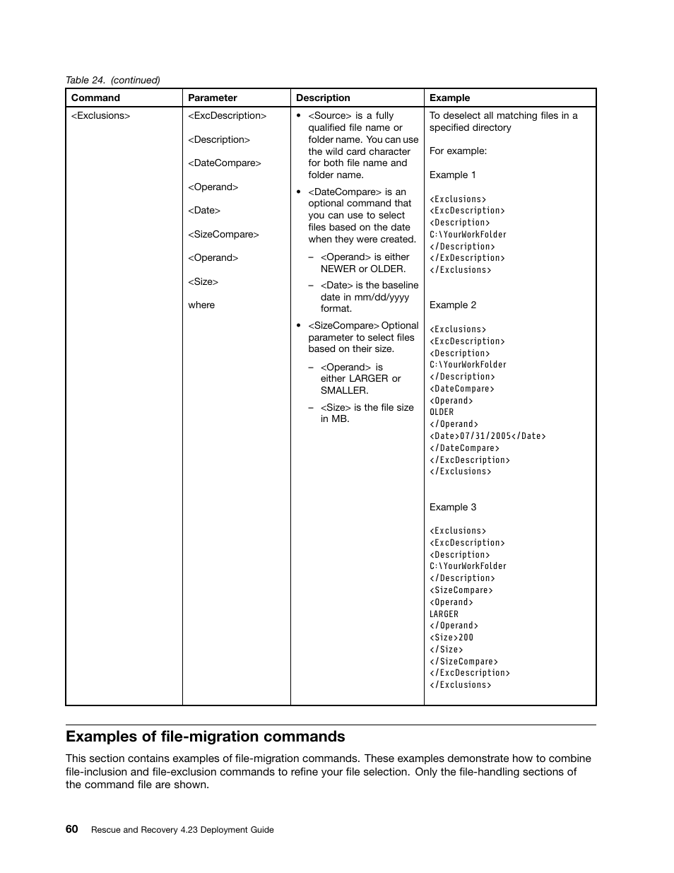 Examples of file-migration commands | Lenovo ThinkPad Edge 15 User Manual | Page 68 / 172
