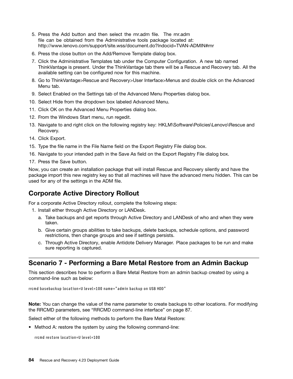 Corporate active directory rollout | Lenovo ThinkPad Edge 15 User Manual | Page 92 / 172