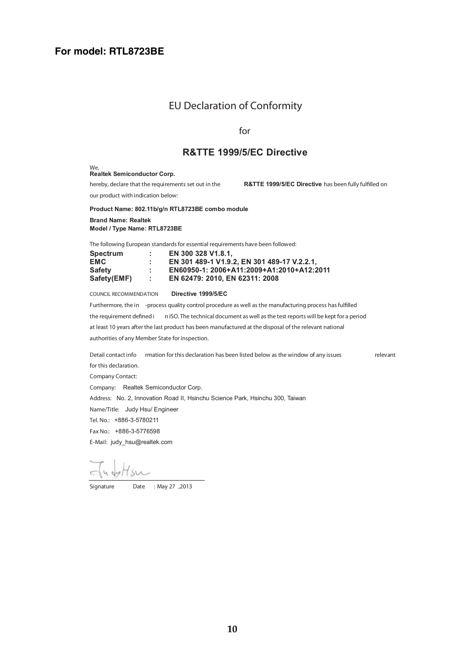 Eu declaration of conformity | Lenovo Flex 2-14 Notebook Lenovo User Manual | Page 11 / 13