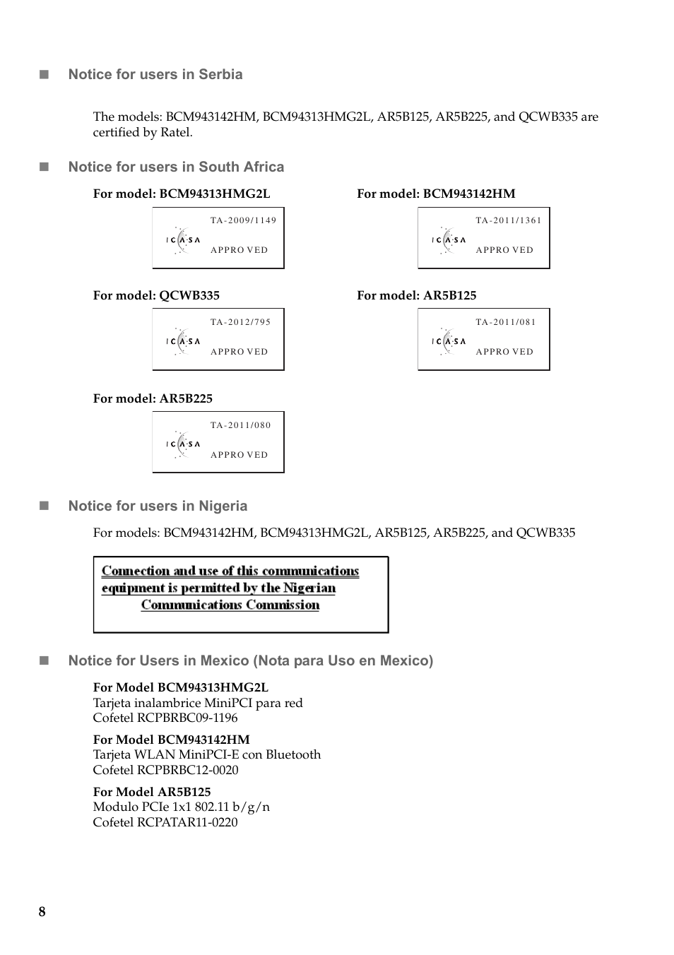 Lenovo IdeaPad S510p Touch Notebook User Manual | Page 8 / 13