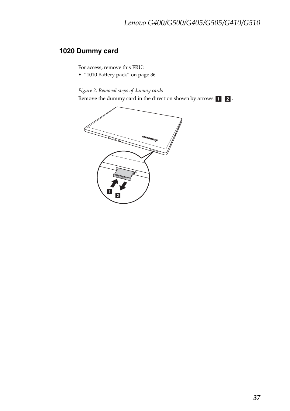 1020 dummy card | Lenovo G505 Notebook User Manual | Page 41 / 108