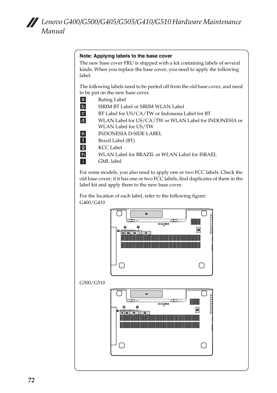 Lenovo G505 Notebook User Manual | Page 76 / 108