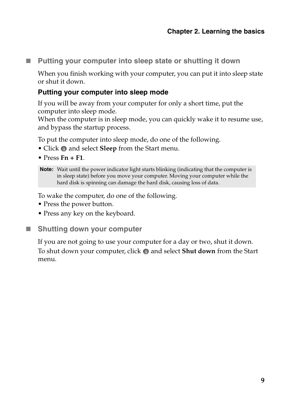 Lenovo G360 Notebook User Manual | Page 13 / 52