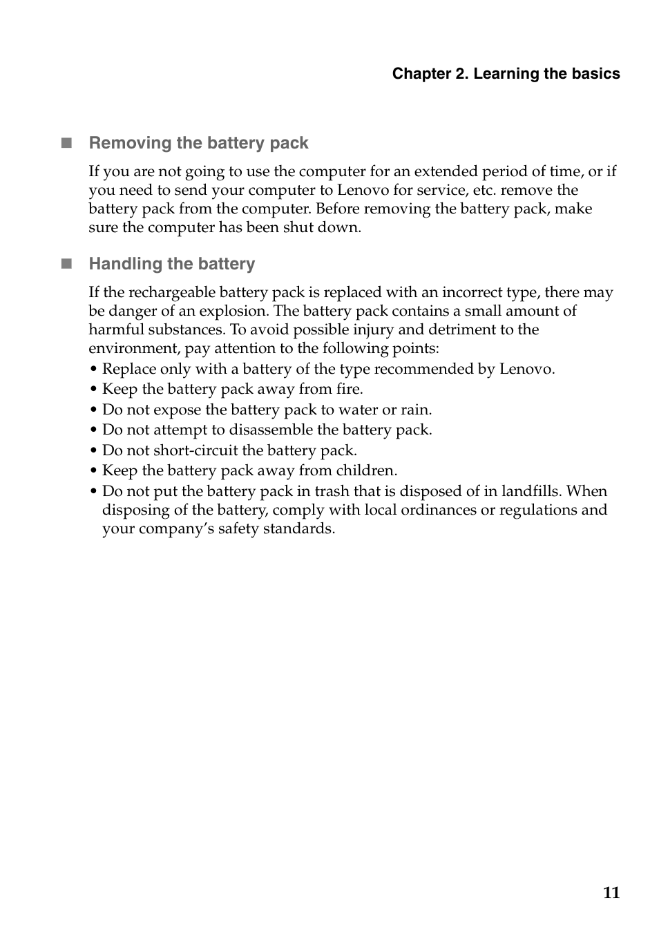 Lenovo G360 Notebook User Manual | Page 15 / 52