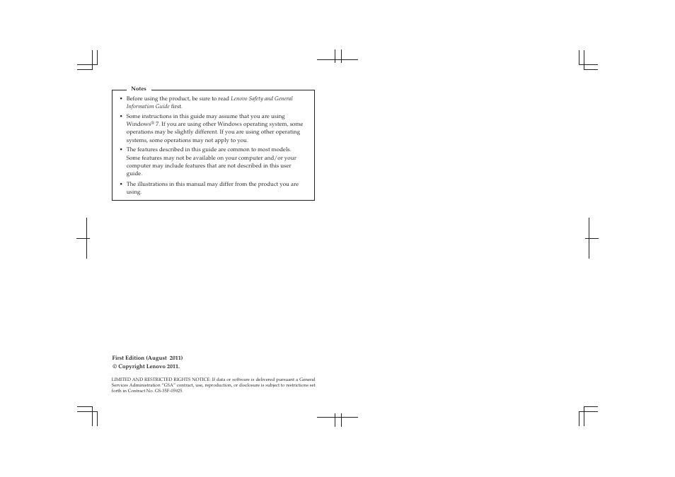 Lenovo G360 Notebook User Manual | Page 2 / 52