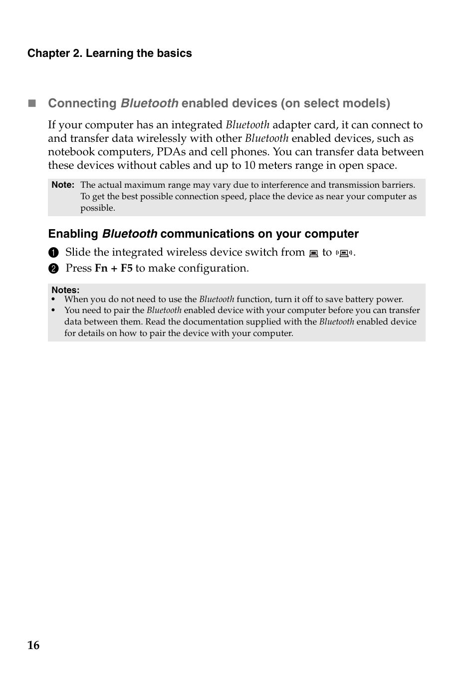 Lenovo G360 Notebook User Manual | Page 20 / 52