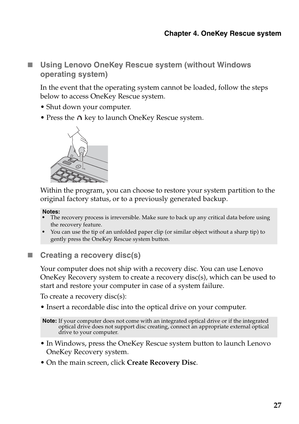 Lenovo G360 Notebook User Manual | Page 31 / 52