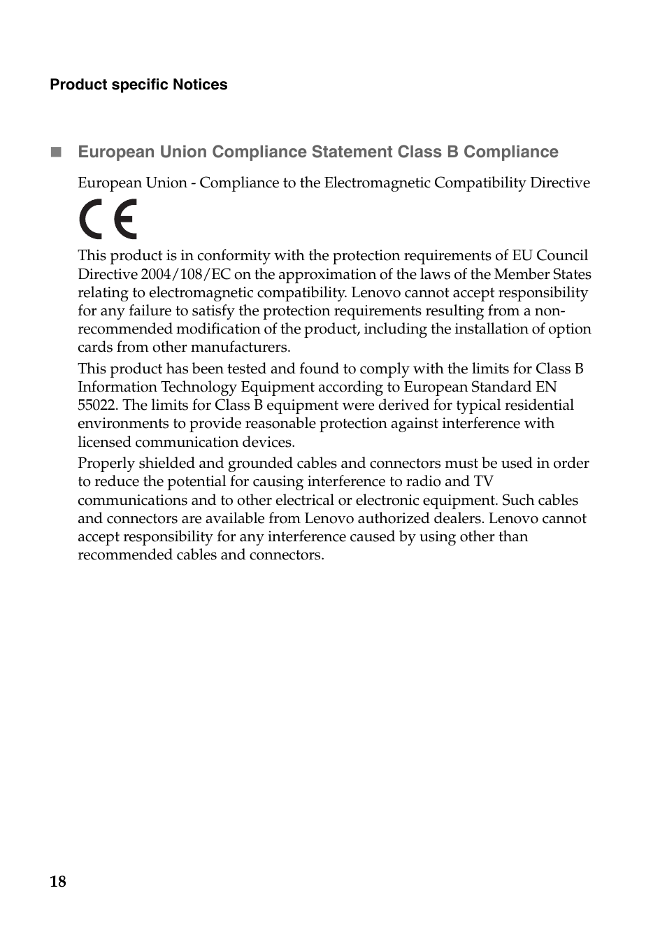 Lenovo G485 Notebook User Manual | Page 18 / 21