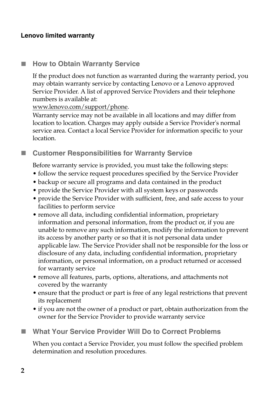 Lenovo G485 Notebook User Manual | Page 2 / 21