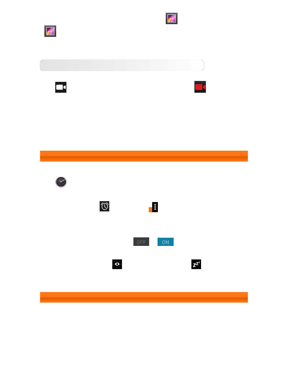 Clock, Email | Lenovo S6000L Tablet User Manual | Page 17 / 27