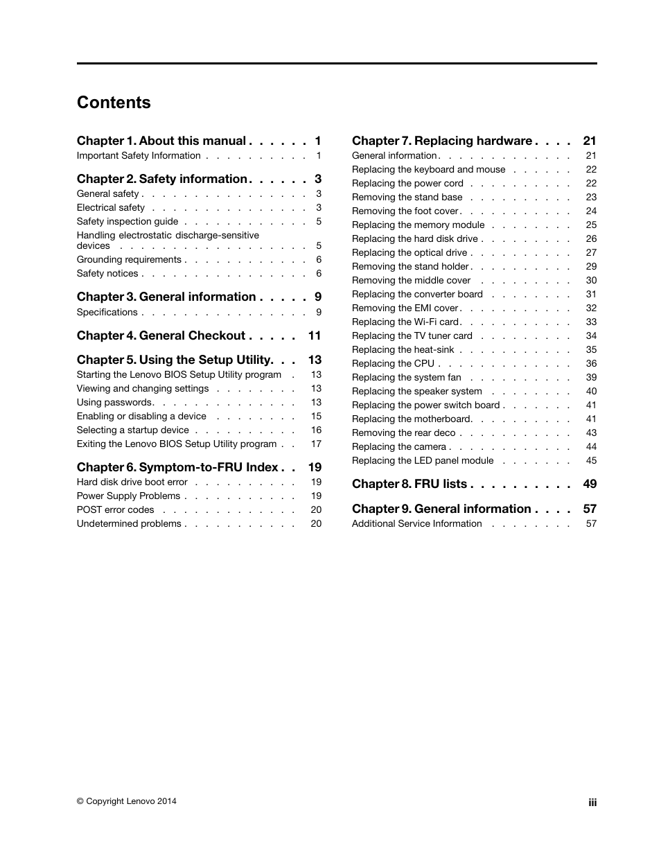 Lenovo B50-30 All-in-One User Manual | Page 5 / 63