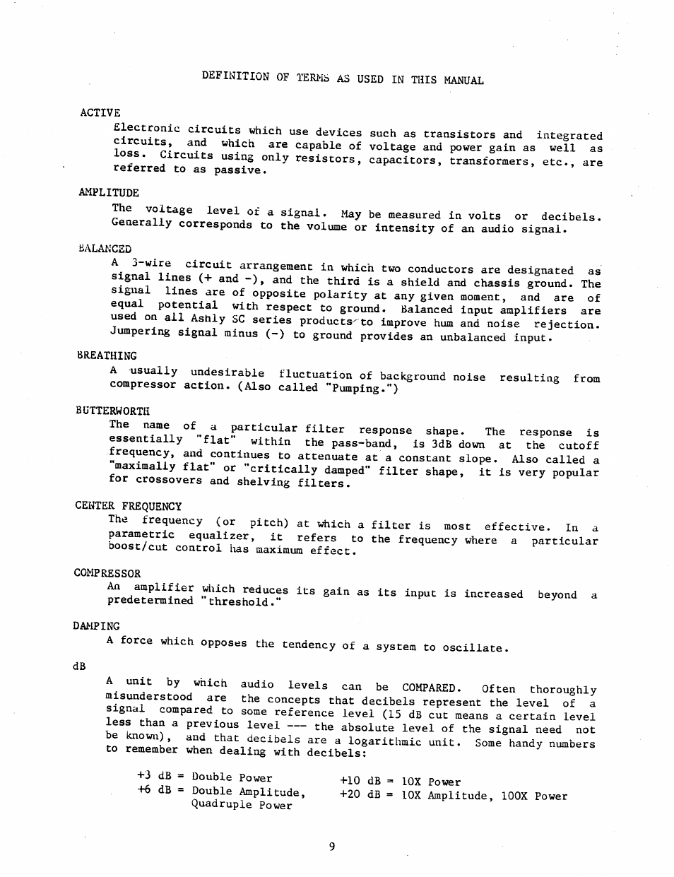 Ashly Power Amplifiers FET-200 User Manual | Page 10 / 14