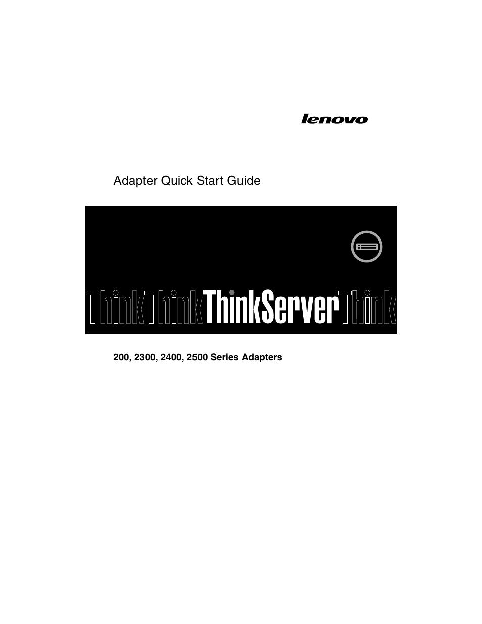 Lenovo ThinkServer TD340 User Manual | 12 pages