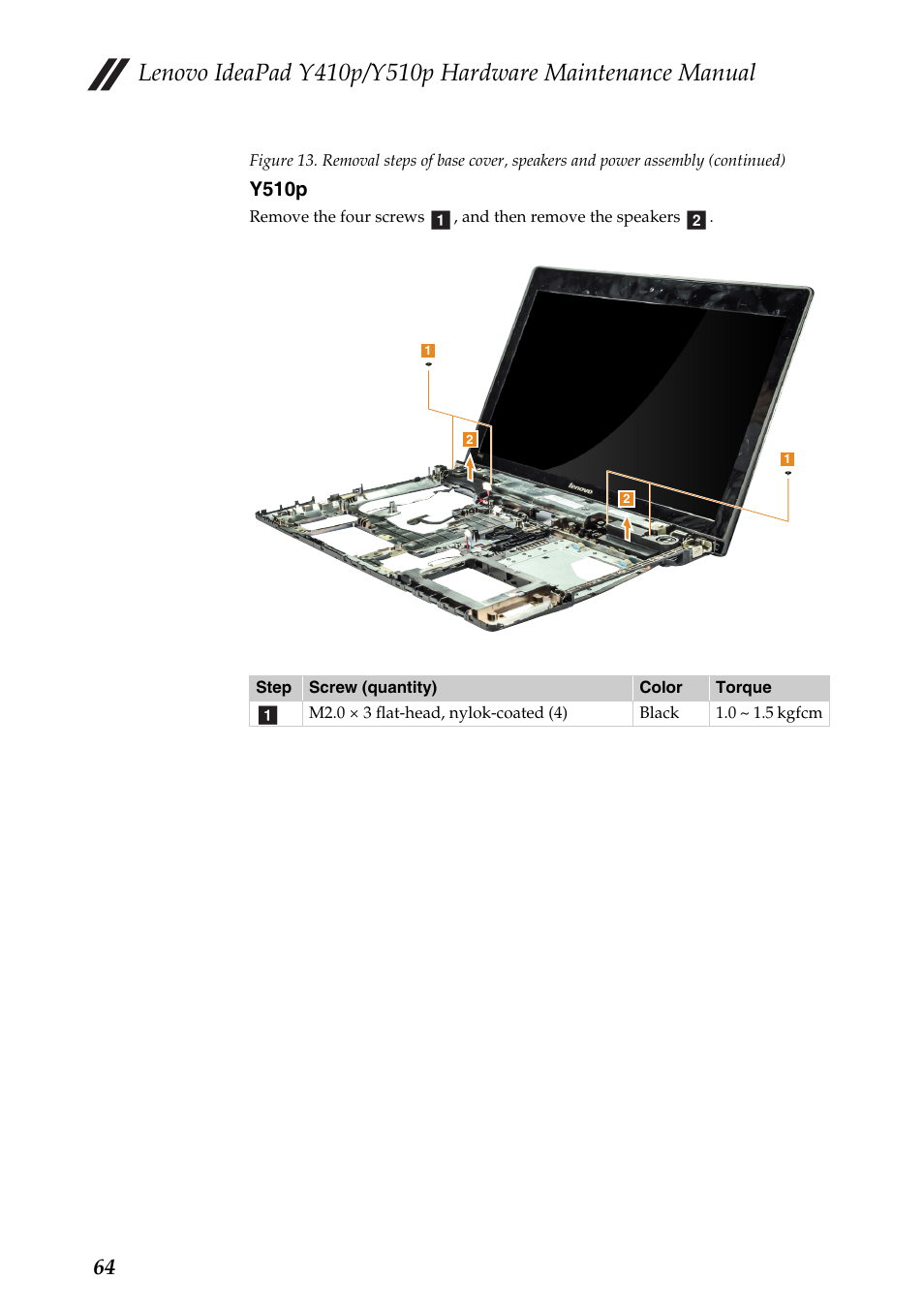 Lenovo IdeaPad Y510p Notebook User Manual | Page 68 / 112