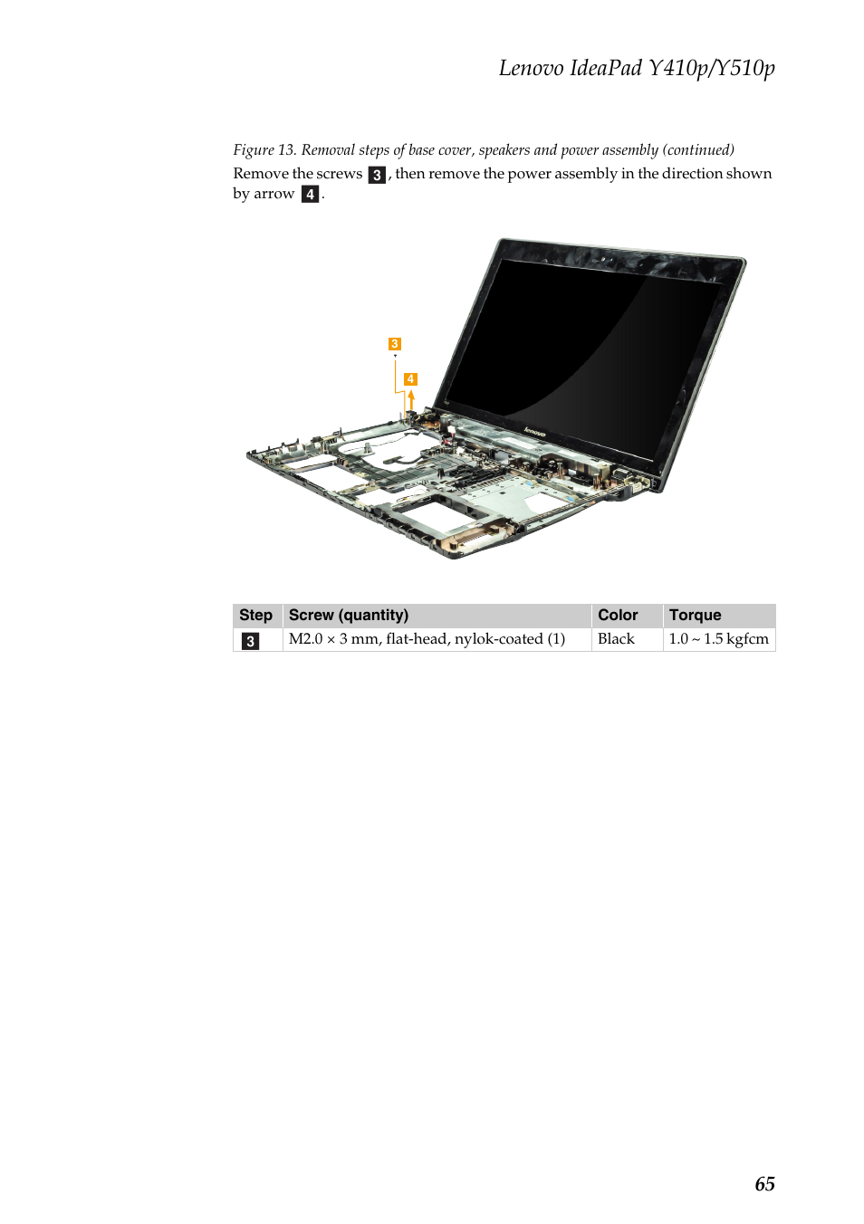 Lenovo IdeaPad Y510p Notebook User Manual | Page 69 / 112