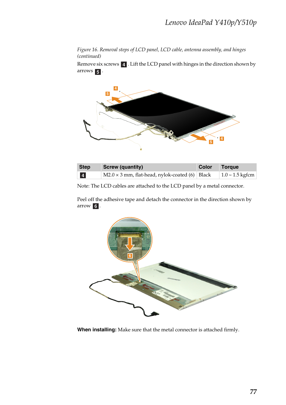 Lenovo IdeaPad Y510p Notebook User Manual | Page 81 / 112