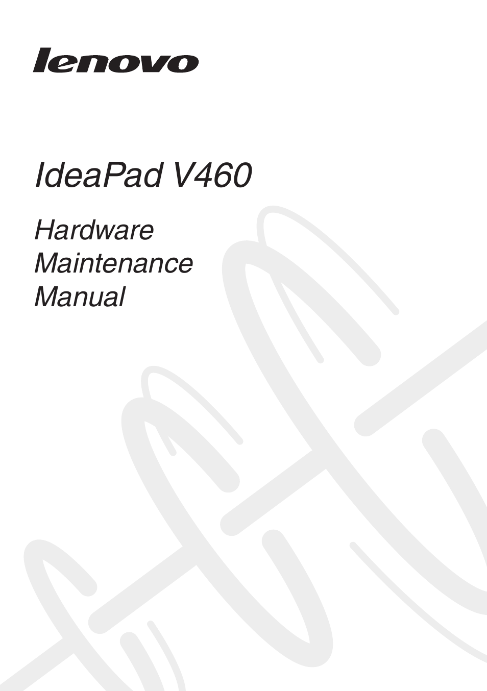 Lenovo IdeaPad V460 User Manual | 88 pages