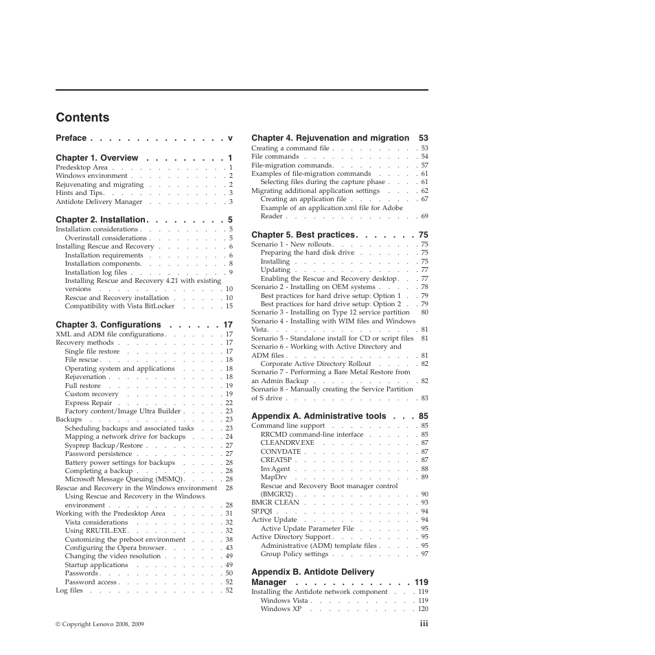Lenovo ThinkPad R61i User Manual | Page 5 / 156