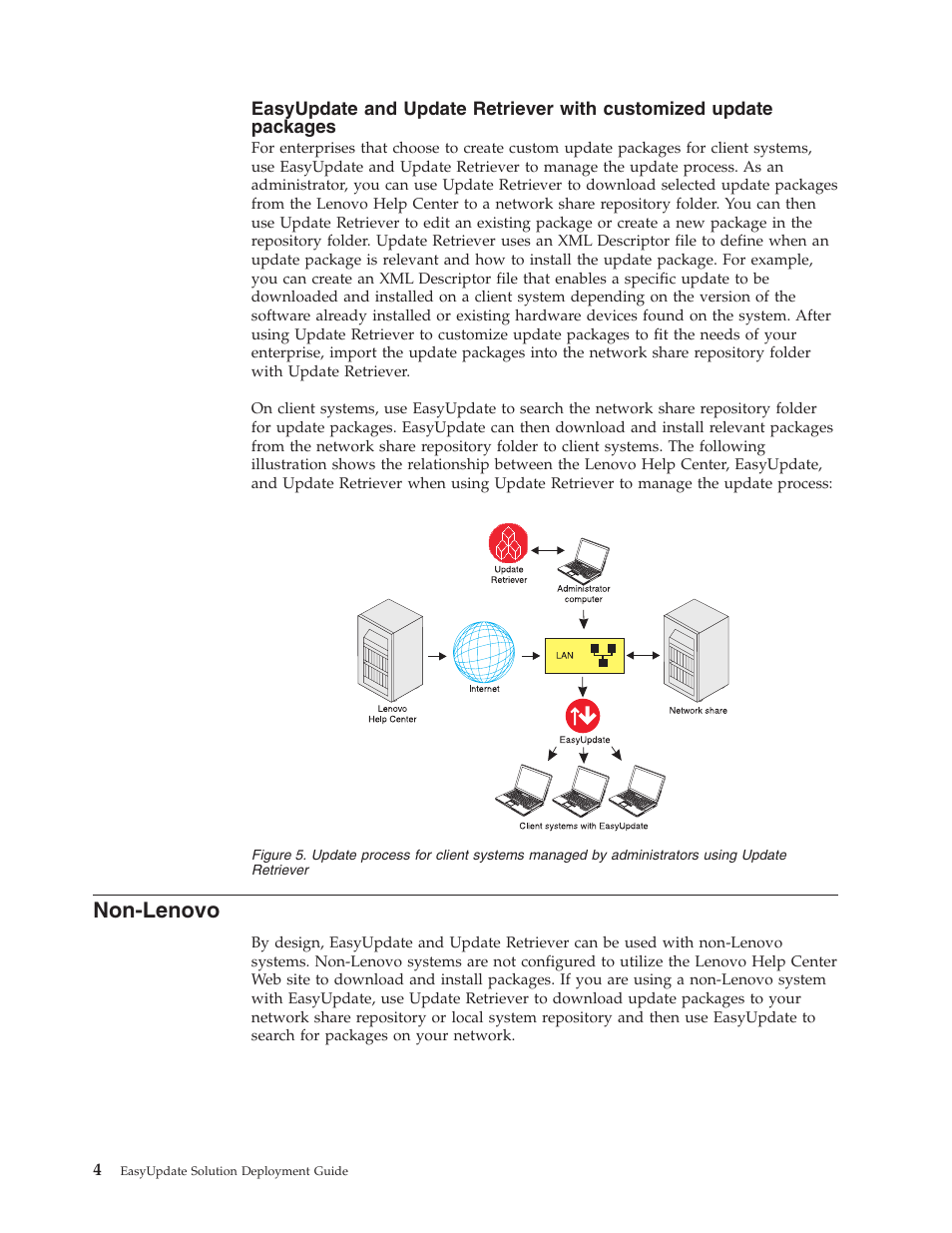 Non-lenovo, Easyupdate, Update | Retriever, With, Customized, Packages | Lenovo ThinkServer RS110 User Manual | Page 10 / 84