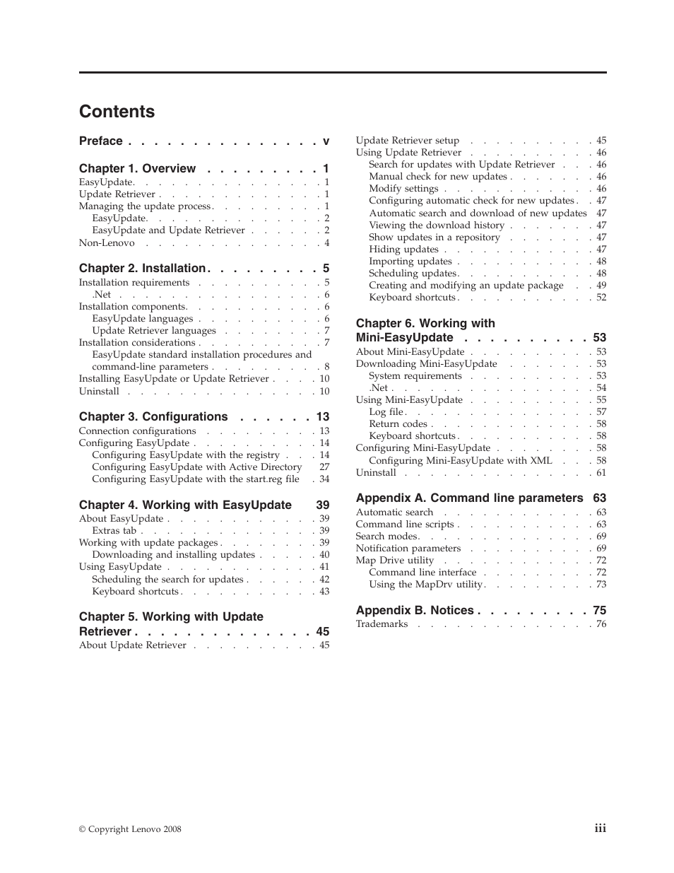Lenovo ThinkServer RS110 User Manual | Page 3 / 84