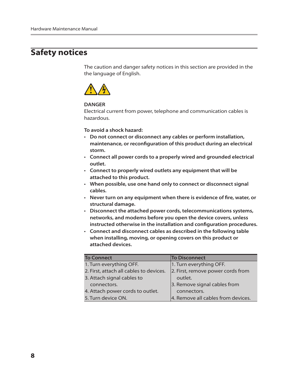 Safety notices | Lenovo 3000 H305 Desktop User Manual | Page 10 / 56