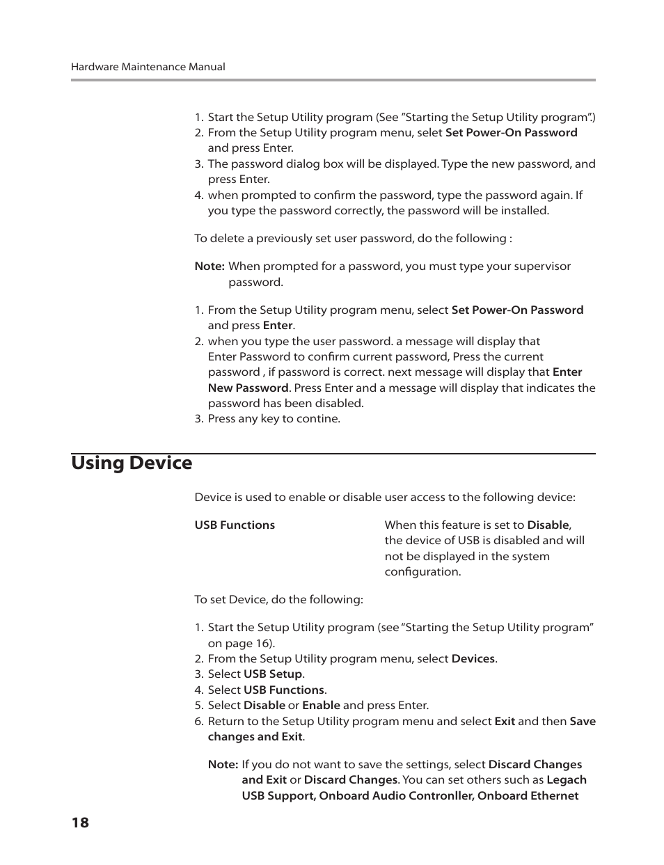 Using device | Lenovo 3000 H305 Desktop User Manual | Page 20 / 56