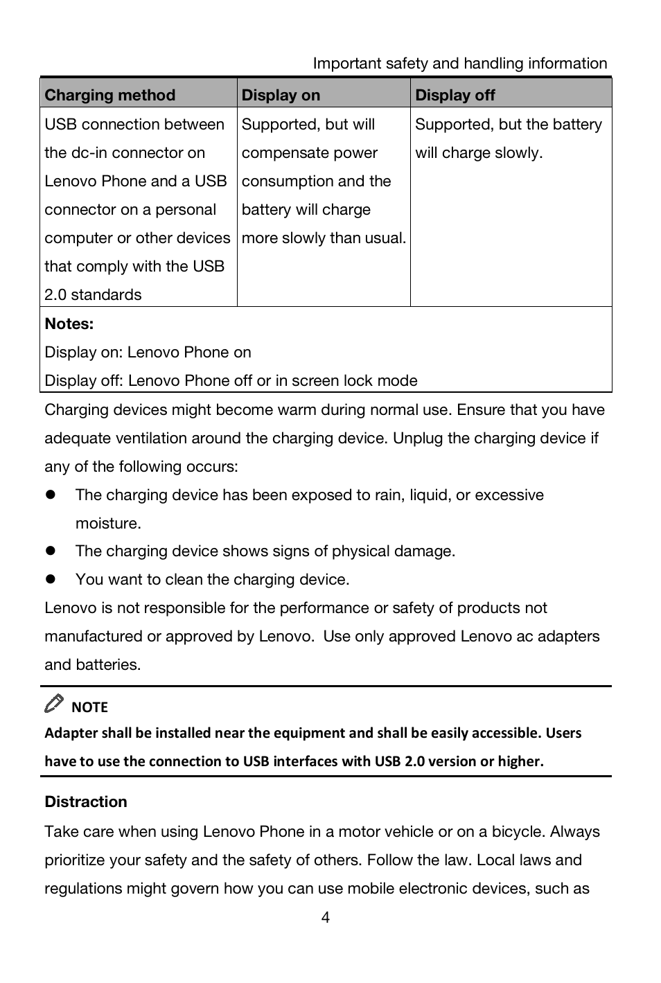 Lenovo A536 Smartphone User Manual | Page 6 / 16