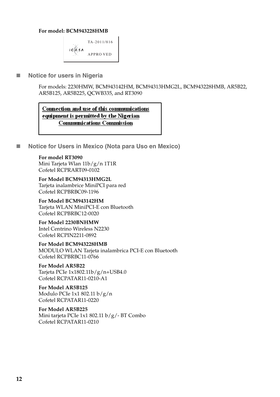 Lenovo IdeaPad S415 Notebook User Manual | Page 12 / 18