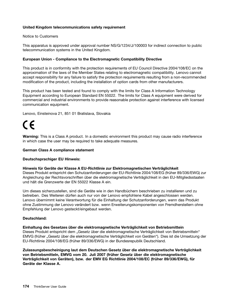 Lenovo ThinkServer RD630 User Manual | Page 186 / 196