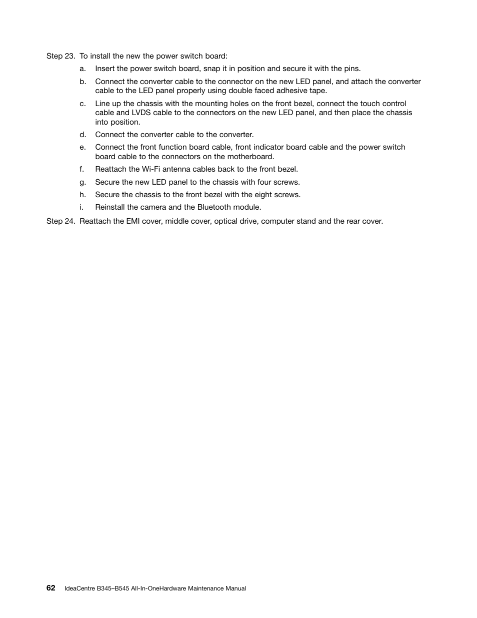 Lenovo IdeaCentre B345 All-in-One User Manual | Page 68 / 69