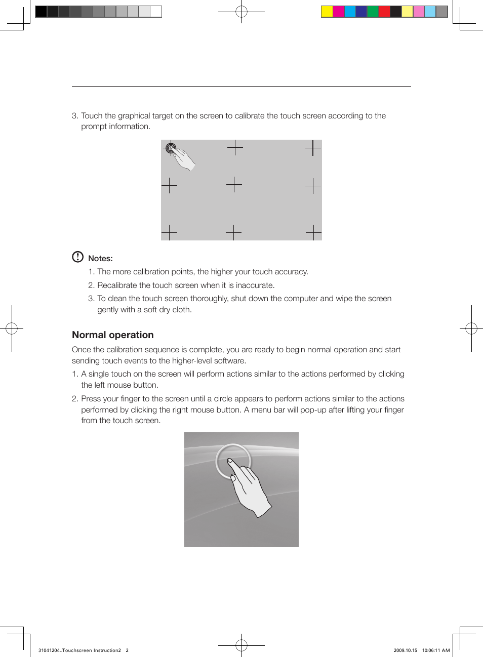 Normal operation | Lenovo 3000 C100 All-In-One User Manual | Page 2 / 2