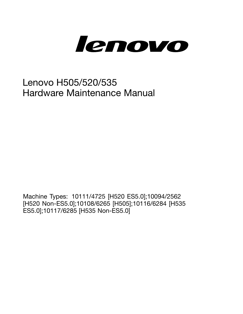 Lenovo H535 Desktop User Manual | Page 3 / 59