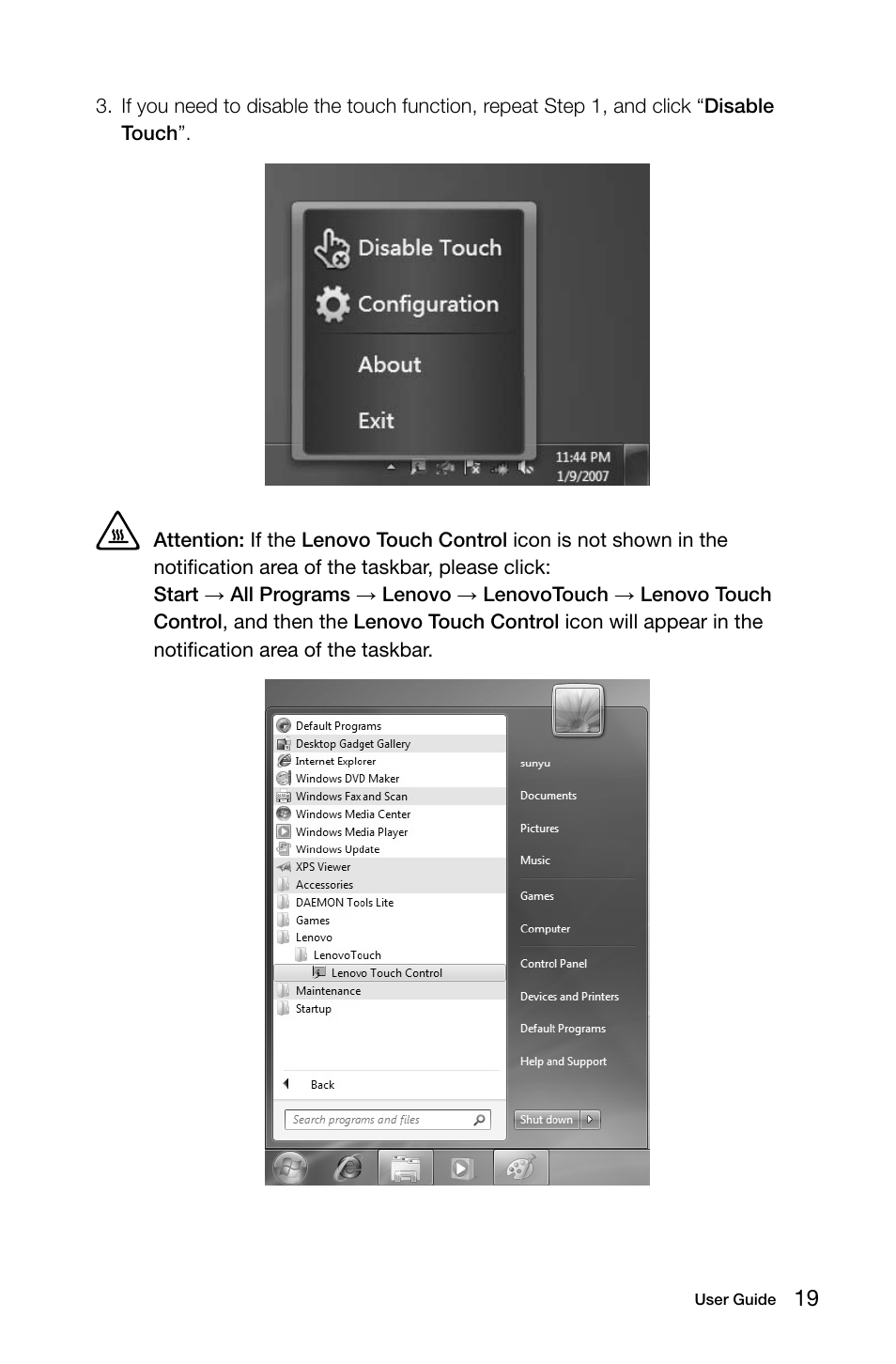 Lenovo C315 All-In-One User Manual | Page 24 / 57