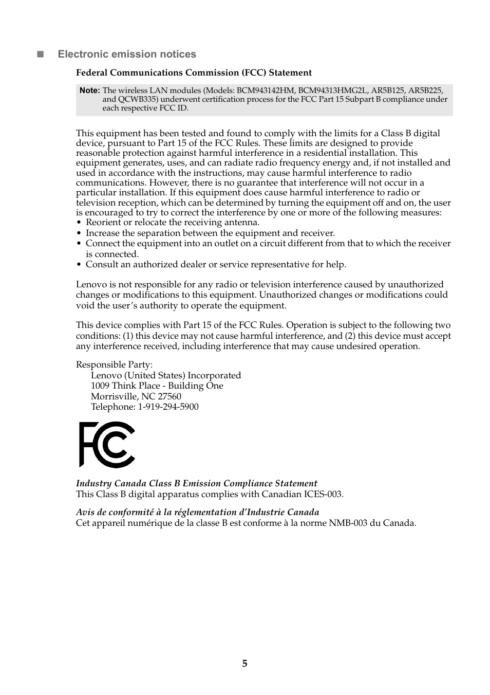 Lenovo IdeaPad S410p Notebook User Manual | Page 5 / 5