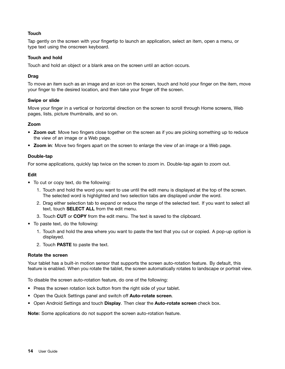 Lenovo ThinkPad Tablet User Manual | Page 22 / 100
