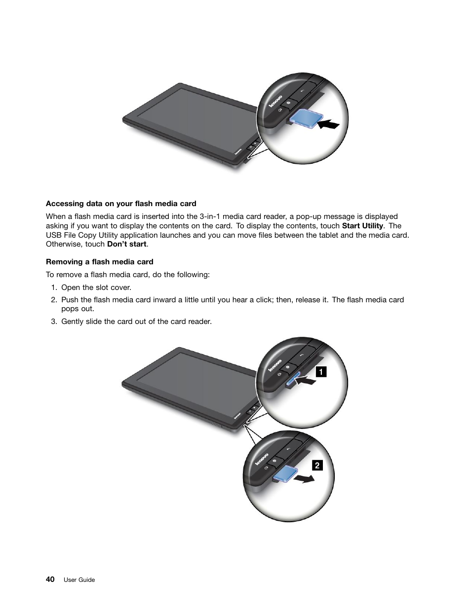 Lenovo ThinkPad Tablet User Manual | Page 48 / 100