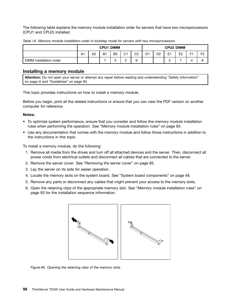 Lenovo ThinkServer TD340 User Manual | Page 110 / 246