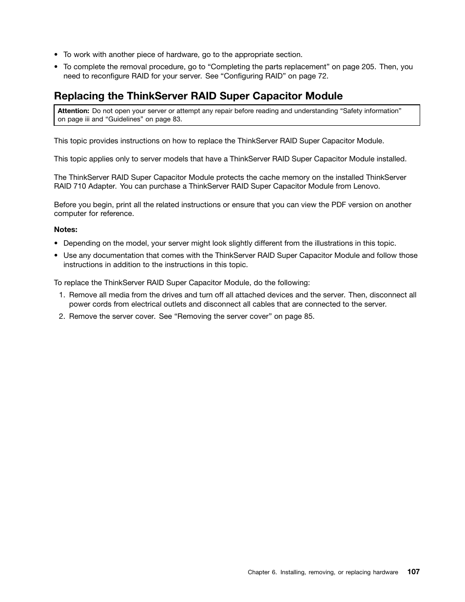 Lenovo ThinkServer TD340 User Manual | Page 119 / 246