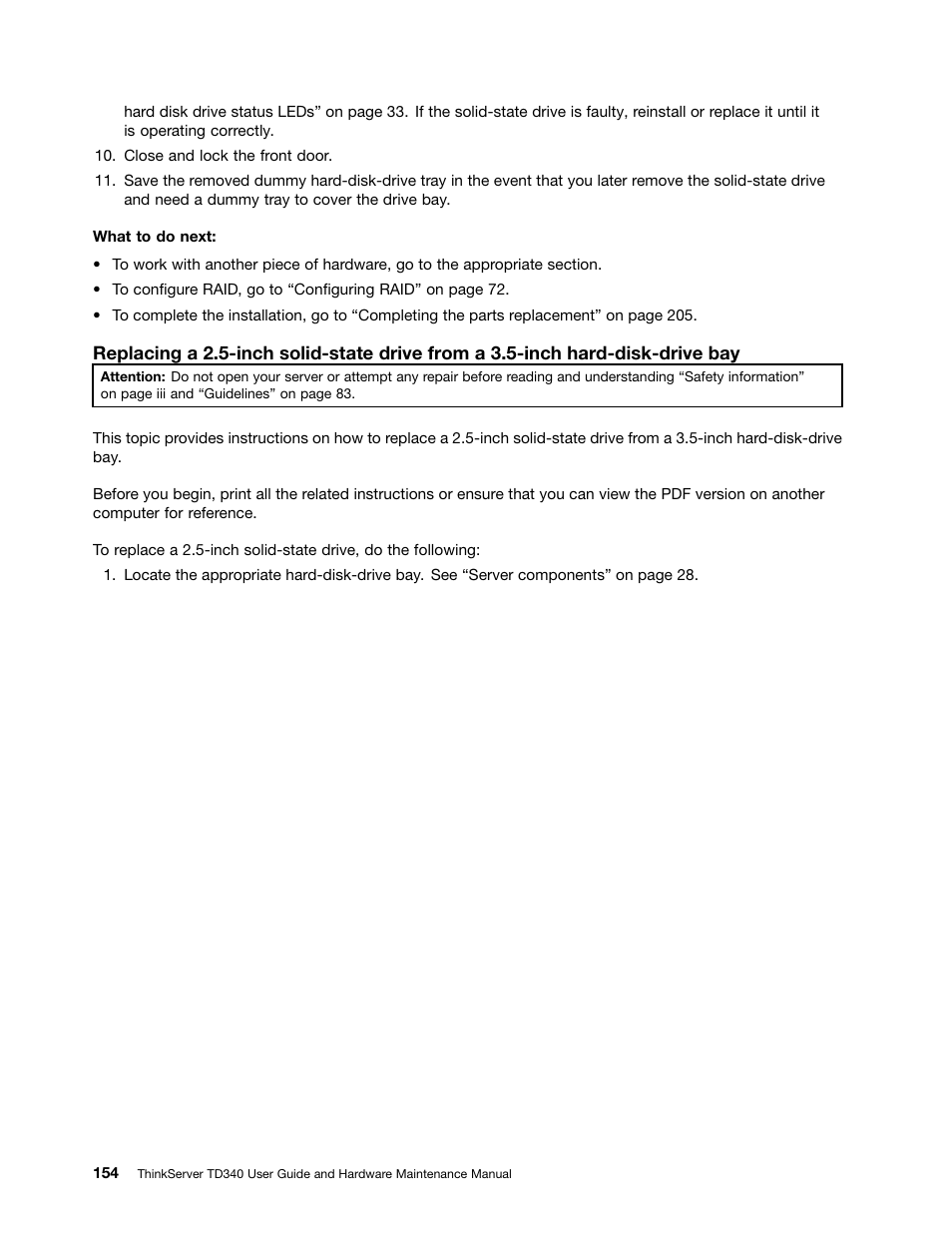 Lenovo ThinkServer TD340 User Manual | Page 166 / 246