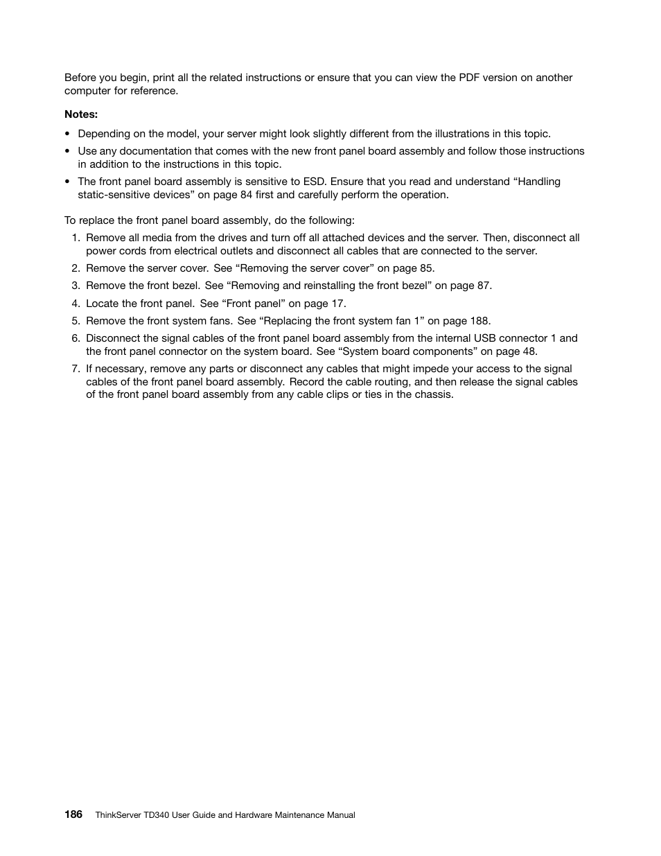 Lenovo ThinkServer TD340 User Manual | Page 198 / 246
