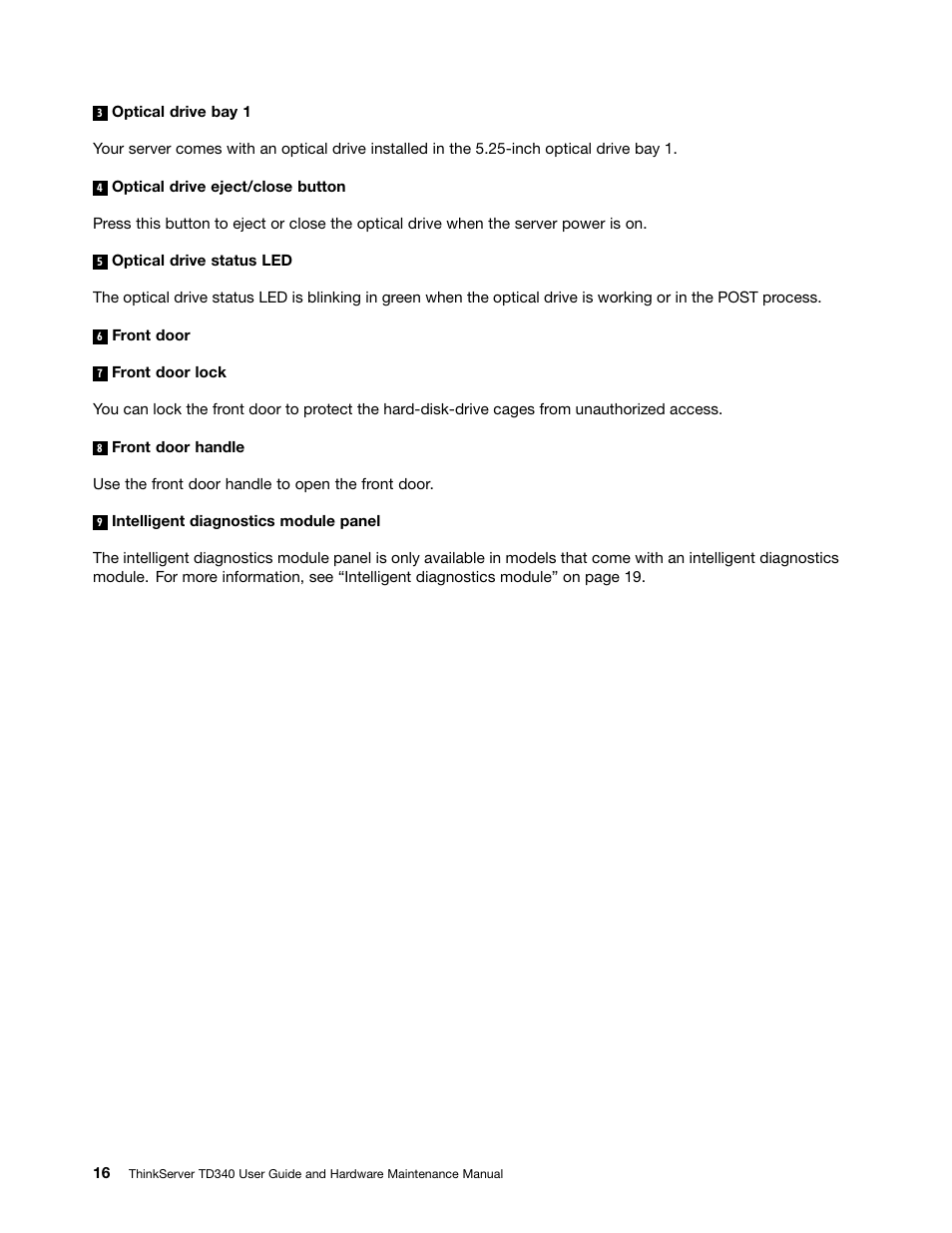 Lenovo ThinkServer TD340 User Manual | Page 28 / 246