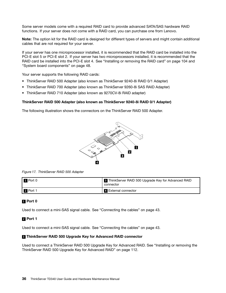 Lenovo ThinkServer TD340 User Manual | Page 48 / 246