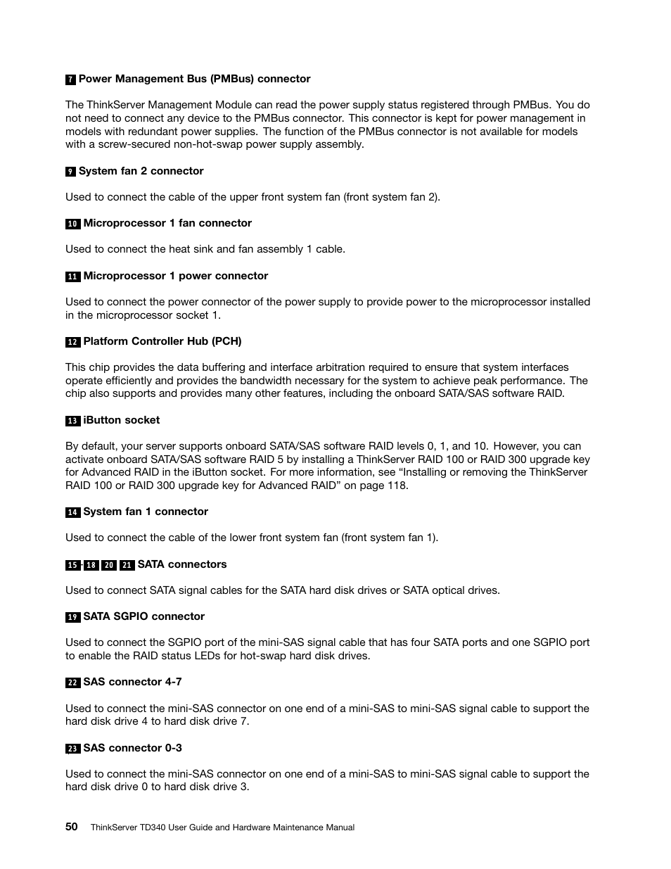 Lenovo ThinkServer TD340 User Manual | Page 62 / 246