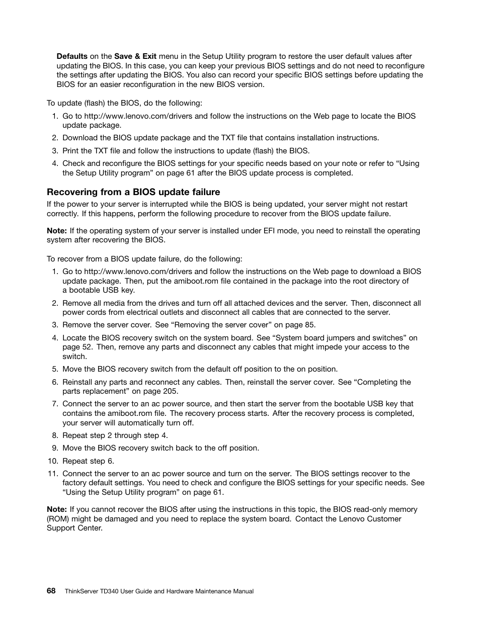 Using the thinkserver | Lenovo ThinkServer TD340 User Manual | Page 80 / 246
