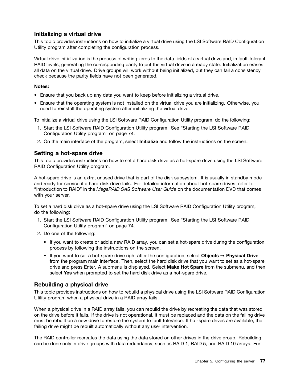 Lenovo ThinkServer TD340 User Manual | Page 89 / 246