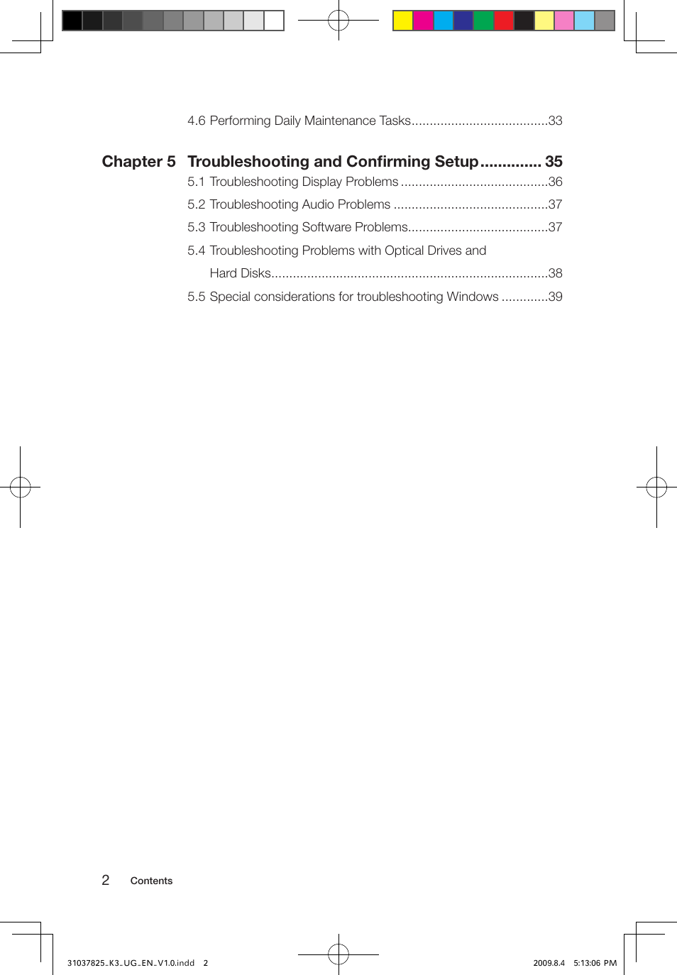 Chapter 5 troubleshooting and confirming setup | Lenovo IdeaCentre K300 User Manual | Page 5 / 45