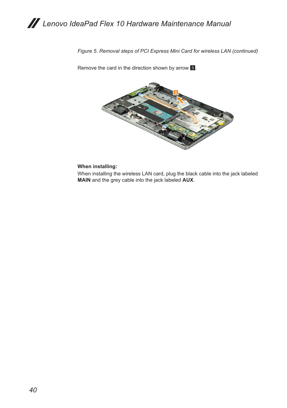 Lenovo ideapad flex 10 hardware maintenance manual | Lenovo Flex 10 Notebook Lenovo User Manual | Page 44 / 68