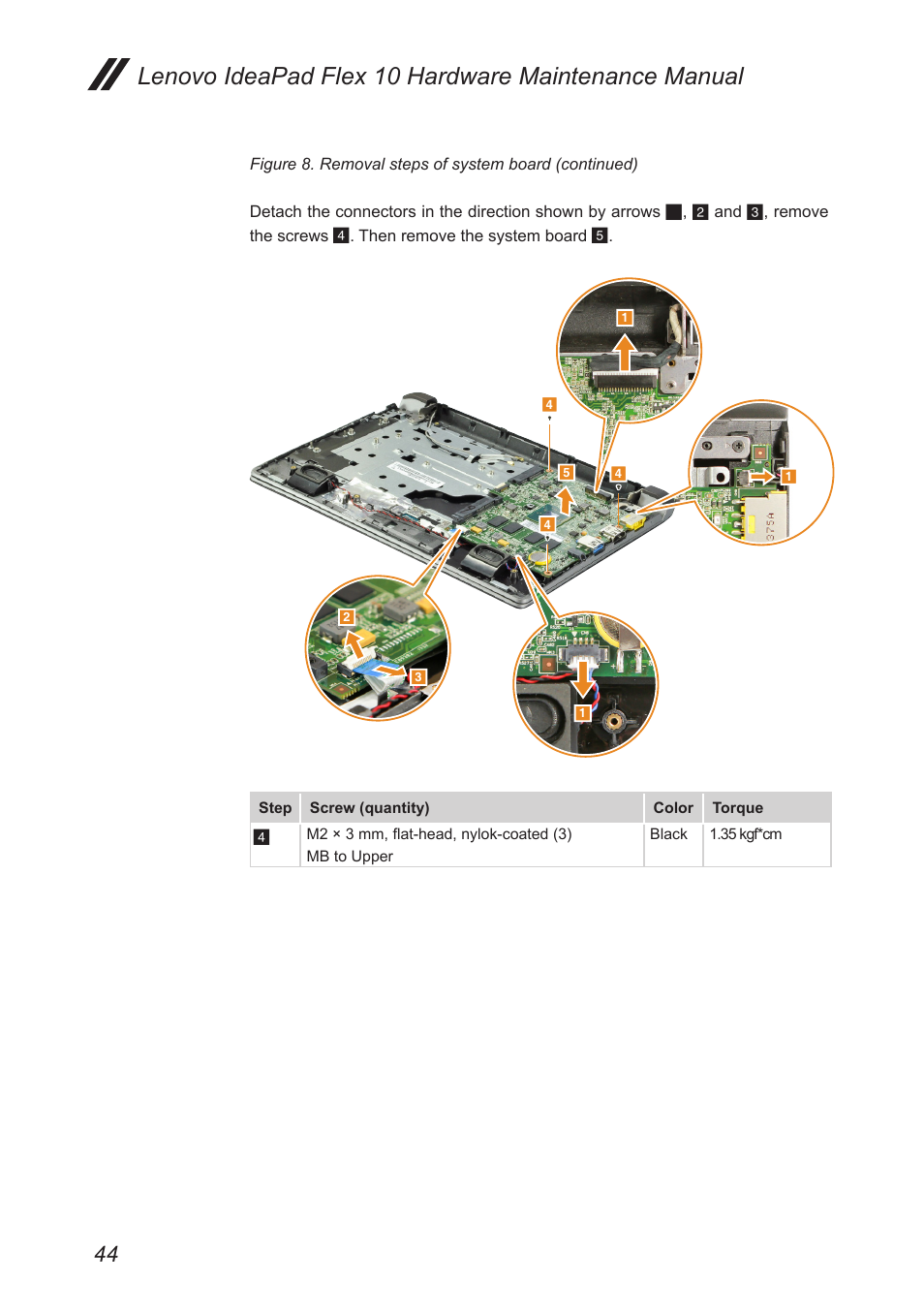 Lenovo ideapad flex 10 hardware maintenance manual | Lenovo Flex 10 Notebook Lenovo User Manual | Page 48 / 68