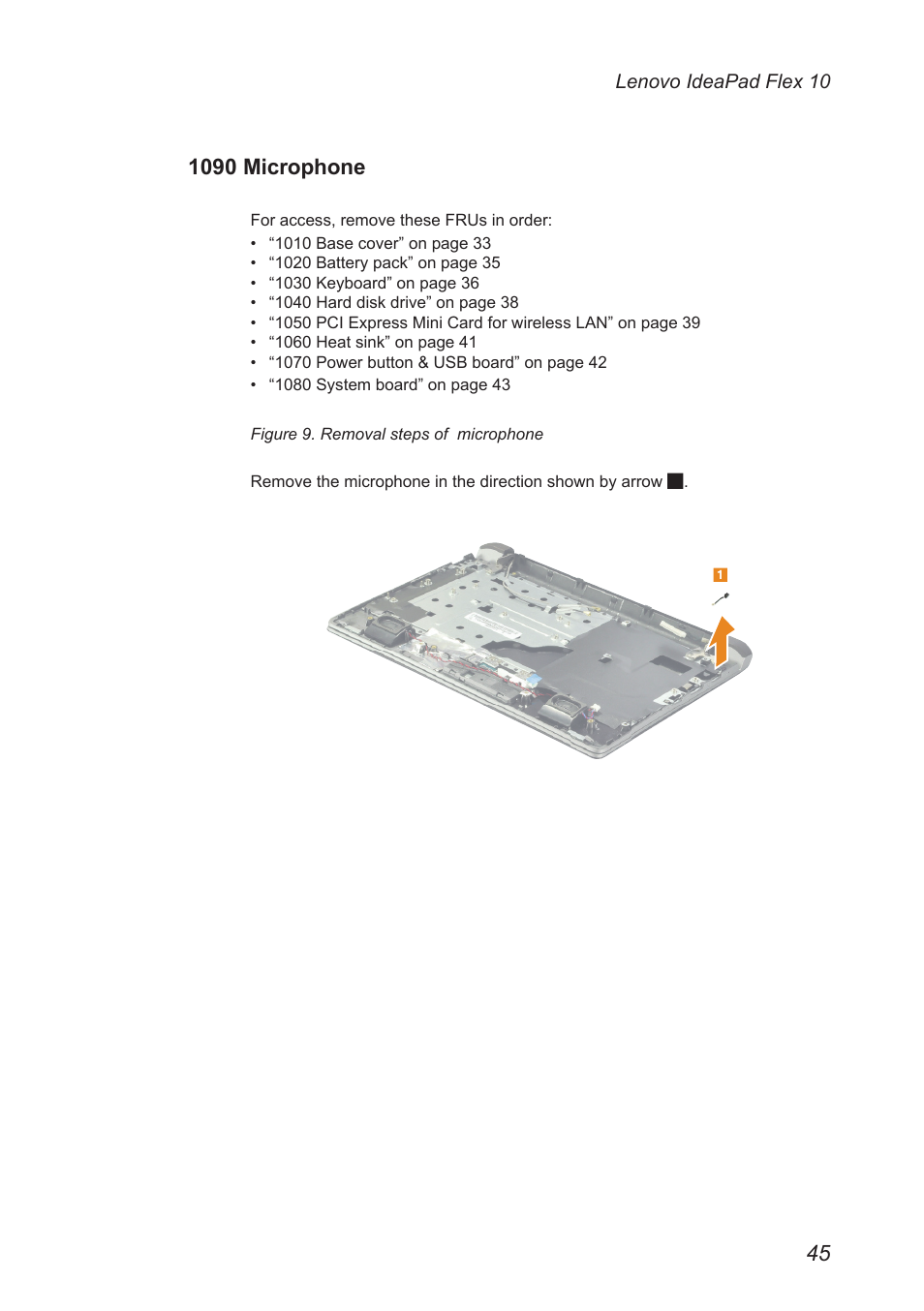 1090 microphone | Lenovo Flex 10 Notebook Lenovo User Manual | Page 49 / 68